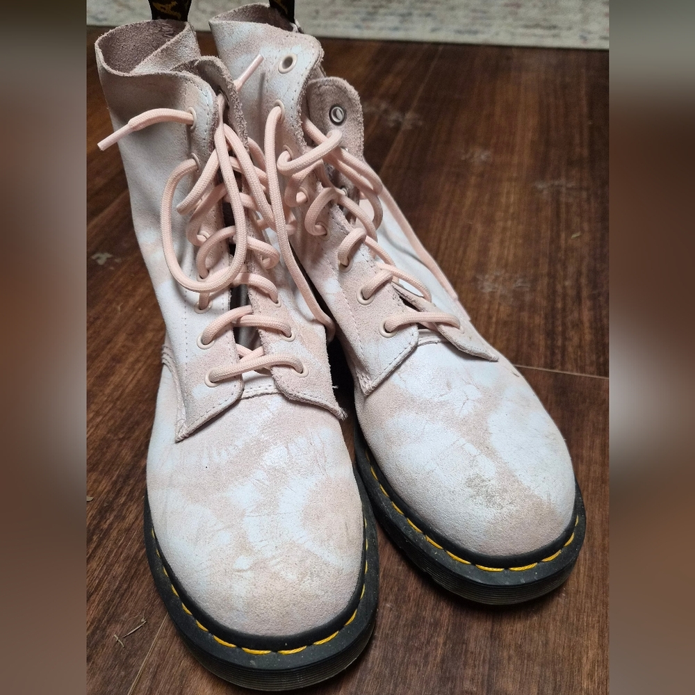 Martens 1460 Pascal Tie-Dye Suede Boot - Picture 8 of 10
